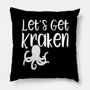 Funny Octopus Slogan Pillow