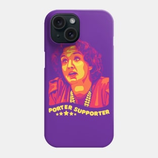 Katie Porter Portrait and Quote Phone Case