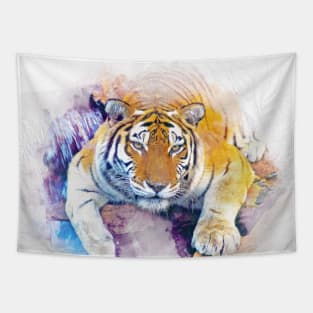 Tiger Wild Animal Safari Africa Jungle Feline World Nature Earth Tapestry