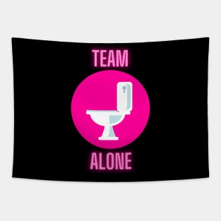 Team Alone on the Toilet Tapestry