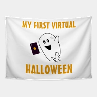 My first virtual Halloween Tapestry