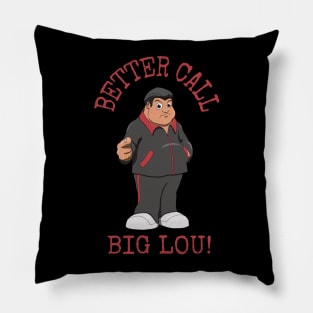 Big Lou from the Cryptonaut Podcast (Dark) Pillow