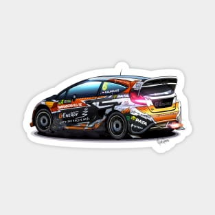 Ford Fiesta WRX Rallycross - Janis Baumanis Magnet