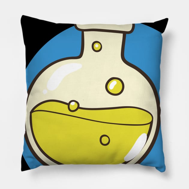 science beaker Pillow by salimax