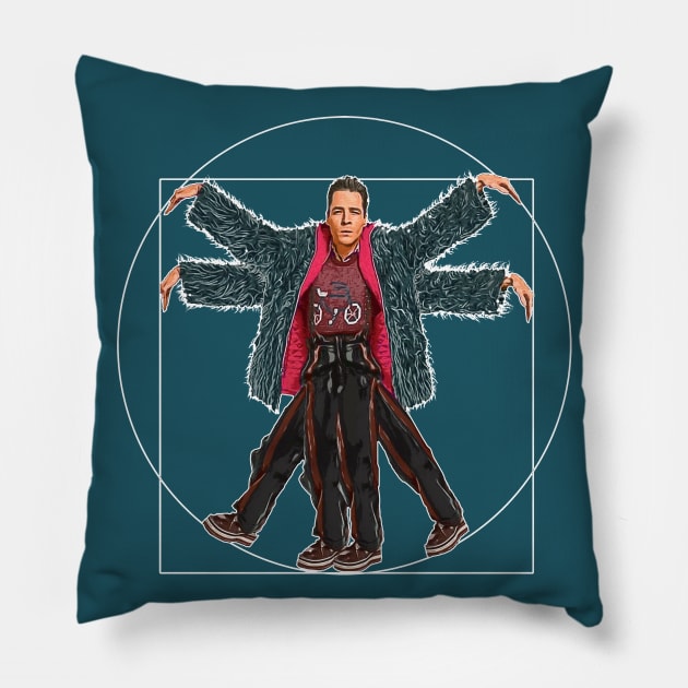 Vitruvian Harry Solomon Pillow by creativespero