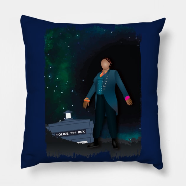 Fugitive Doctor Pillow by Geek ReGeneration