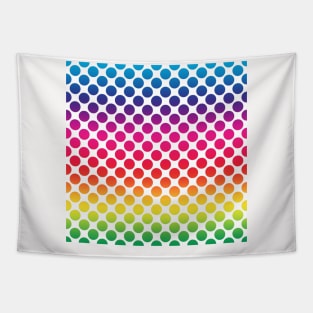 Cool Pattern Neck Gator Rainbow Polka Dots Rainbow Pattern Tapestry