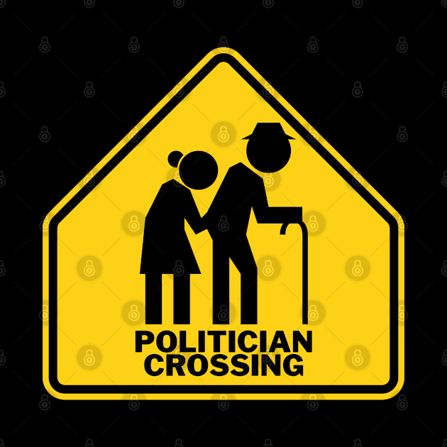 Politician Crossing by Print Lilac