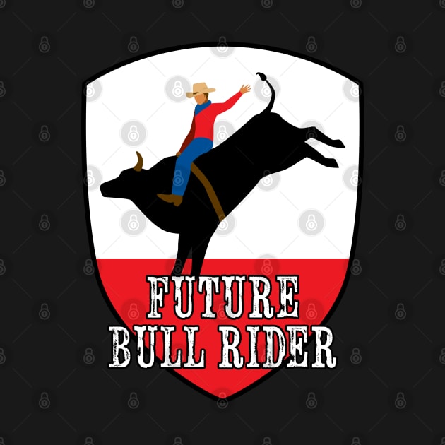 Future Bull Rider Ranch Mechanical Bull Riding Rodeo Western by RetroZin