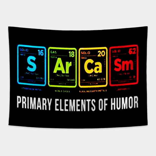 Sarcasm Primary Elements Of Humor Tapestry by dgimstudio44