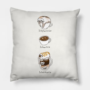 Slow Life Coffee Pillow