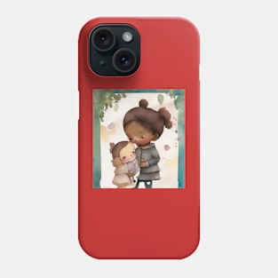 Two cute girls Phone Case