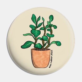 Mini Rubber Plant Pin