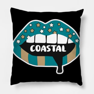 Coastal Carolina Lips Pillow