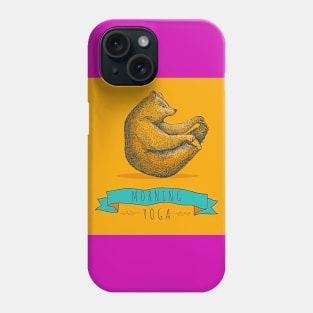 Yoga Bear Phone Case