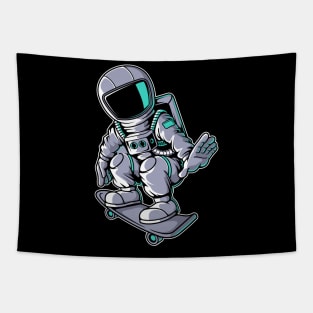 Astronaut Skater Tapestry