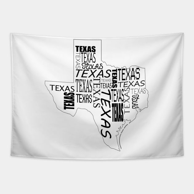 Texas. Tapestry by Asaful shop