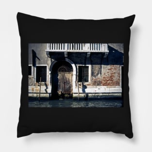 Venice, Italy - Waterfront Doorway Pillow