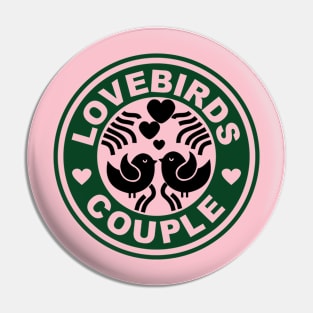 Valentines Day Coffee lovers v Pin