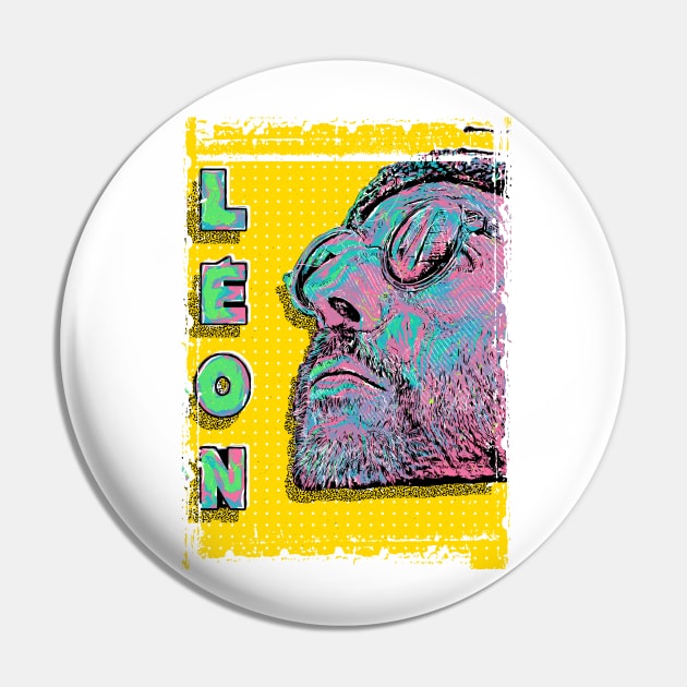 leon the pro retro art Pin by PrintstaBee