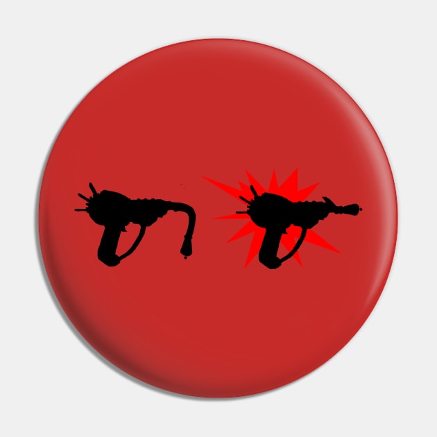 Zombie Pack-a-Punched Ray Gun on Red Pin by LANStudios