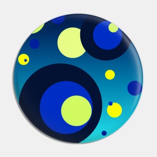 Blue bubbles Pin