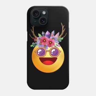 Hippie Tie Dye Emoji Phone Case