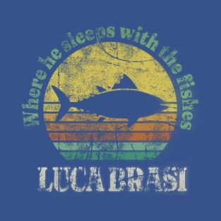 Vintage Luca  Brasi Fish Market -The Godfather T-Shirt