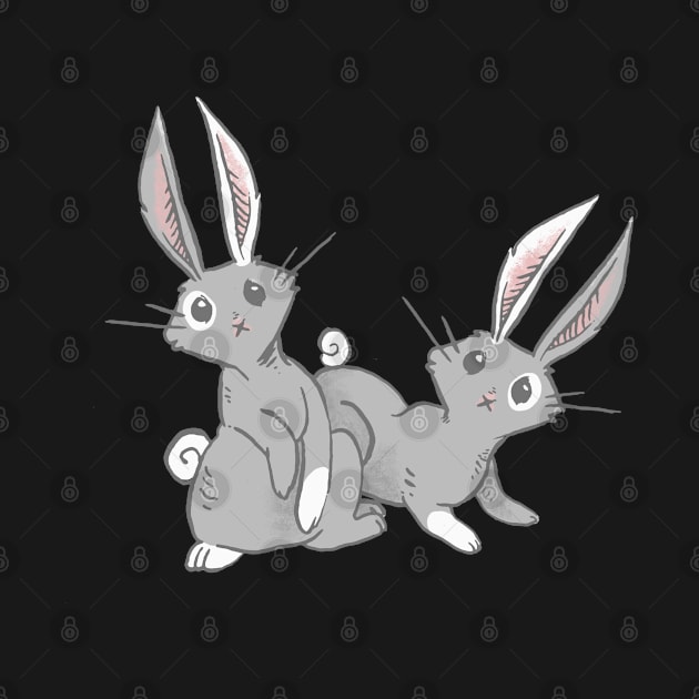 Curious Pair of Rabbits by SimplyKitt