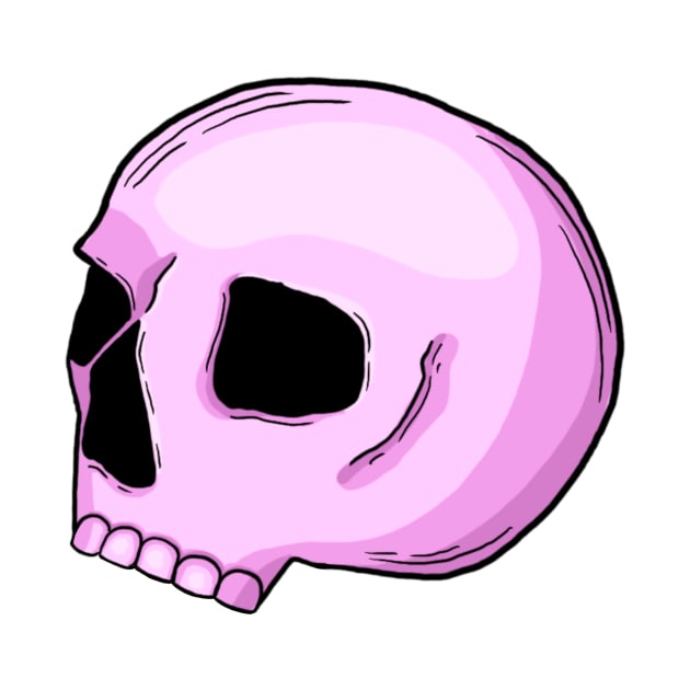 Pink Skull by FairyNerdy