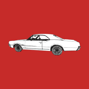 1967 Oldsmobile Cutlass White T-Shirt