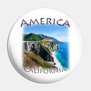 America - California - Pfeiffer Big Sur Pin