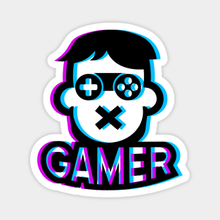 GAMER - 90S TRICOLOR EDITION Magnet