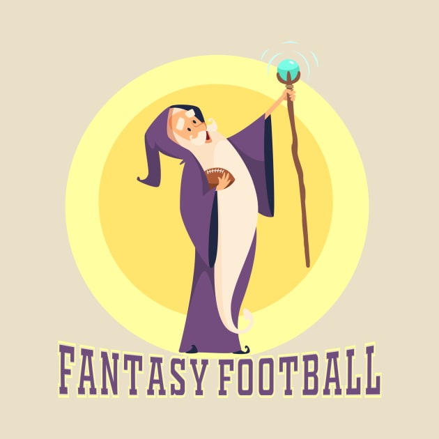 Fantasy Football Wizard by LittleBunnySunshine