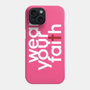 Wear Your Faith Christian T-Shirt, T-Shirt, Faith-based Apparel, Women's, Men's, Unisex, Hoodies, Sweatshirts Phone Case