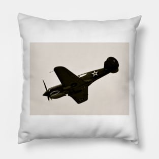 Flying Tiger WW II Fighter Plane Pillow