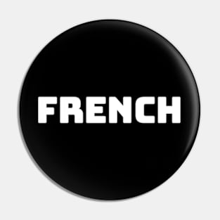 french style Pin