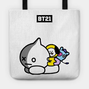 bt21 bts exclusive design 45 Tote