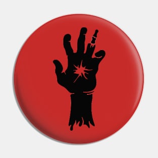 zombie hand Pin