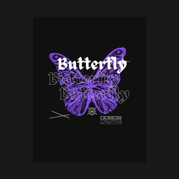 Butterfly by Funny teess