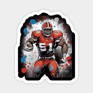 Pigskin American Football Magnet