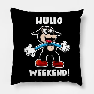 Hullo, weekend! Pillow