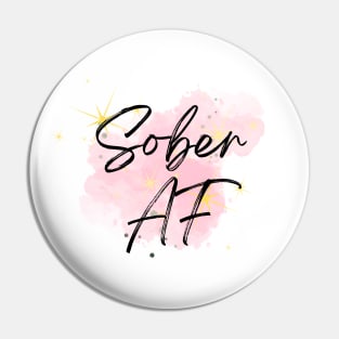 Sober A.F. Pin