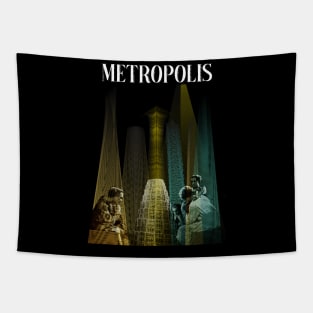 Postmodern City Metropolis Tapestry