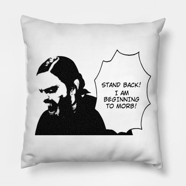 It's Morbin Time Pillow by artsylab