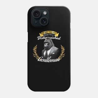 The Distinguished Gorilla Gentleman Phone Case