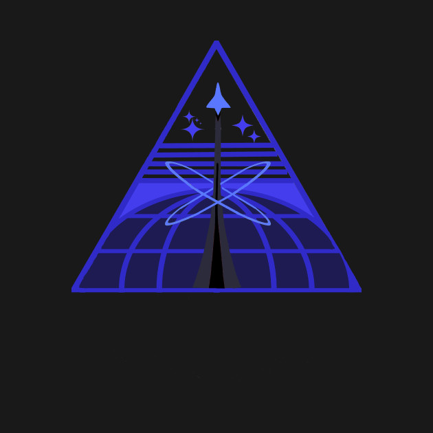 Netflix Blue Space Force Logo - Space Force - T-Shirt ...