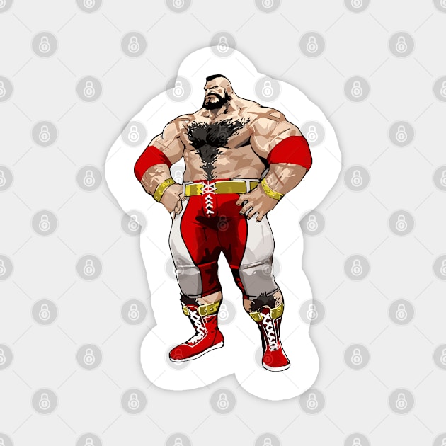 Zangief - Street Fighter 6 Magnet by peculiarbutcute