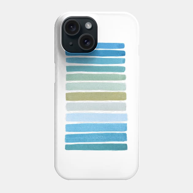 Sea Stripes Phone Case by BeanandBear