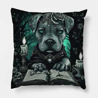 Ritualistic Staffy Pillow